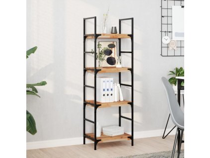 Plovoucí police 4 ks 60 x 30 x 4 cm neošetřené akáciové dřevo [3279610] (Barva S olejovou povrchovou úpravou)