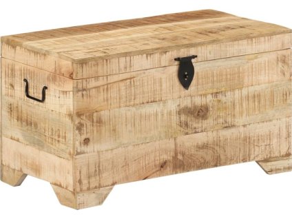 Úložná truhla masivní akáciové dřevo [328293] (Barva Světle hnědá)
