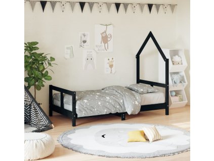 Dětská postel 80 x 160 cm masivní borové dřevo [834558] (Barva Přírodní)