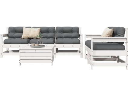 6dílná zahradní sedací souprava masivní dřevo douglasky [3250823] (Barva Přírodně impregnované)