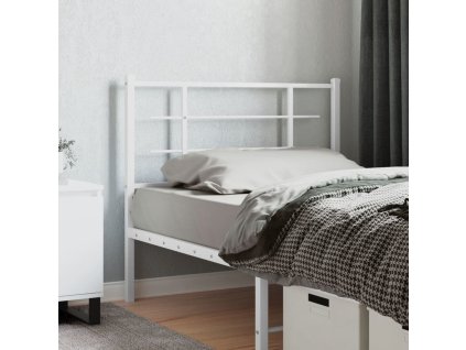 Kovové náhradní čelo postele 107 cm [355640] (Barva Bílá)