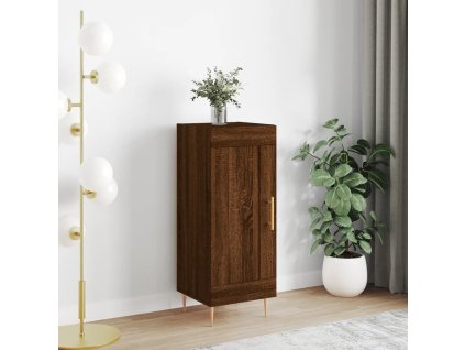 Příborník 34,5 x 34 x 90 cm kompozitní dřevo [830428] (Barva Bílá)