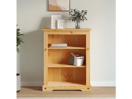 4patrová knihovna mexická borovice Corona 80x29x100 cm [243745] (Barva Hnědá)