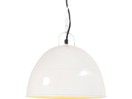 Industriální závěsné svítidlo 25 W kulaté 31 cm E27 [320549] (Barva Bílá)