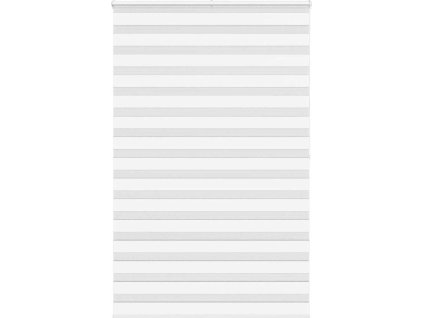 Zebra roleta 150x200 cm šířka látky 145,9 cm polyester [4014791] (Barva Bílá)