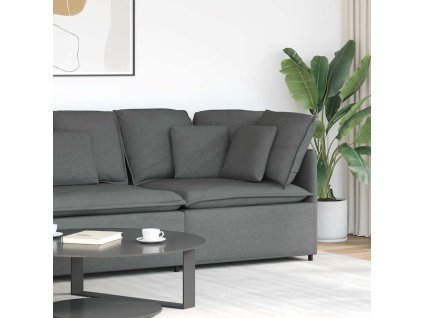 Modulární rohová pohovka s polštáři 100 cm [4104448] (Barva Tmavě šedá)