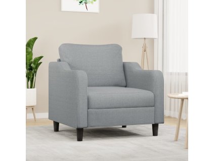 Křeslo 60 cm textil [359343] (Barva Světle šedá)