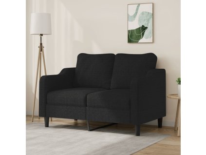 2místná pohovka 140 cm textil [359355] (Barva Černá)