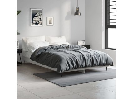 Rám postele bez matrace 120 x 190 cm kompozitní dřevo [832299] (Barva Šedá sonoma)