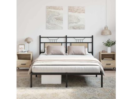 Rám postele bez matrace 140 x 200 cm kompozitní dřevo [4106793] (Barva dub sonoma)