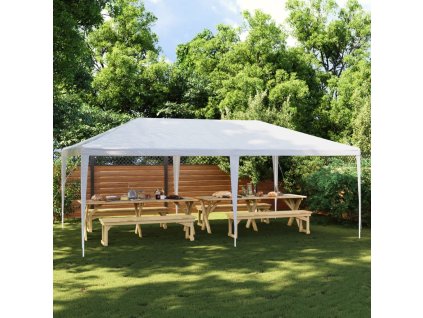 Profesionální party stan 4 x 6 m 90 g/m² [48499] (Barva Bílá)