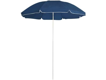 Zahradní slunečník s ocelovou tyčí 180 cm [315541] (Barva Modrá)