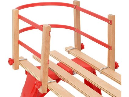 Opěradlo pro sáně překližka [93698] (Barva Červená)