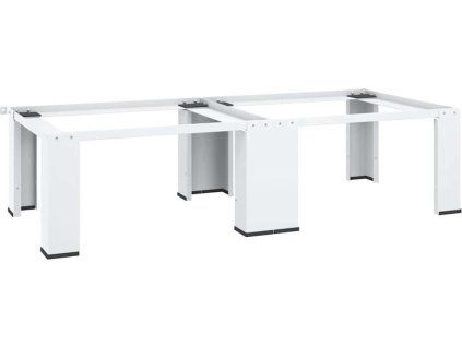 Dvojitý podstavec pod pračku a sušičku [51194] (Barva Bílá)