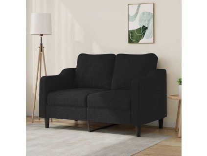 2místná pohovka 140 cm textil [359355] (Barva Černá)