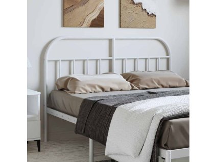 Kovové náhradní čelo postele 135 cm [353716] (Barva Bílá)