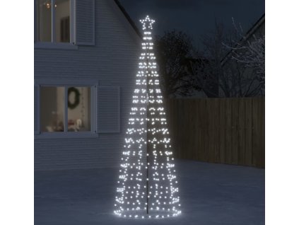LED vánoční stromek s hroty 570 ch LED 300 cm [358105] (Barva Studená bílá)