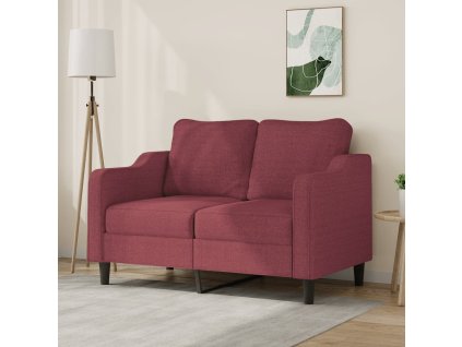 2místná pohovka 140 cm textil [359355] (Barva Černá)