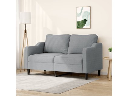 2místná pohovka 120 cm textil [359359] (Barva Světle šedá)