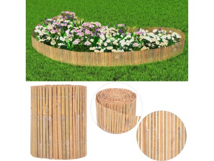 Bambusový plot 1 000 x 30 cm [142677] (Barva Hnědá)