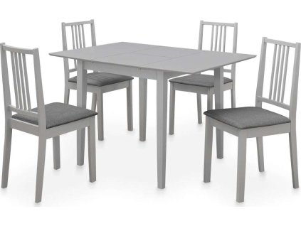 5dílný jídelní set MDF [276398] (Barva Šedá)
