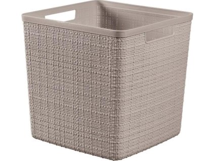 Box Curver Jute Cube 17L taupe [610986]