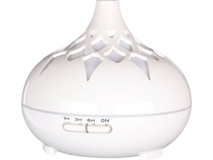 Aroma difuzér Sixtol Palm bílý lesk 500 ml [7822040]