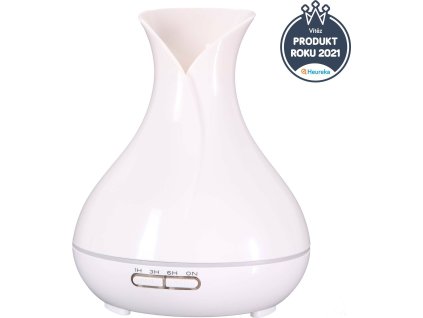 Aroma difuzér Sixtol Vulcan bílý lesk 350 ml [7822042]