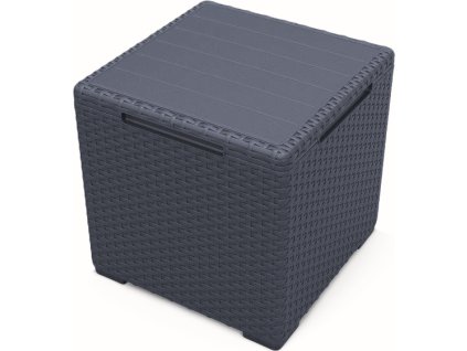 Zahradní stůl Keter Vigo grafitový s úložným prostorem [610620]