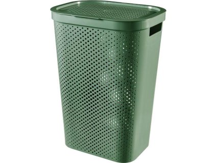 Koš na prádlo Curver Infinity Dots 60L zelený [610935]