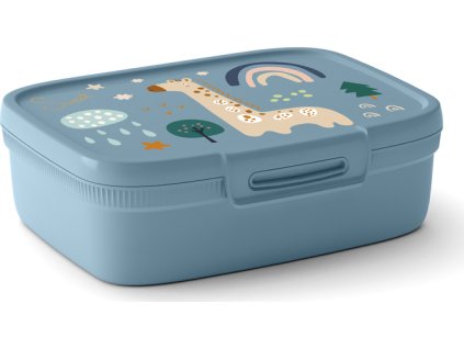Dóza Curver Snap Box 1,8 l wild life s přepážkou modrá [610497]