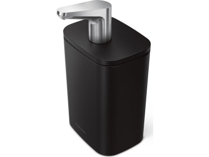 Dávkovač Simplehuman mýdla a desinfekce Pulse - 473 ml, matná černá ocel [7025005]
