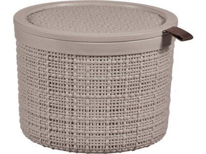 Box Curver Jute kulatý 2L taupe [610988]