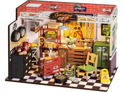 Hračka Robotime miniatura domečku Garáž [6950373]