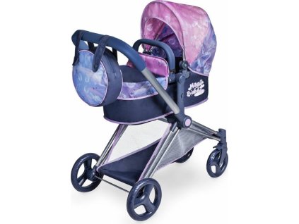 Dětský kočárek DeCuevas 81776 skládací pro panenky 3 v 1 s taškou Magic Bubble 2024 - 73 cm [6908598]