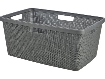 Koš na prádlo Curver Jute 46L šedý [610929]
