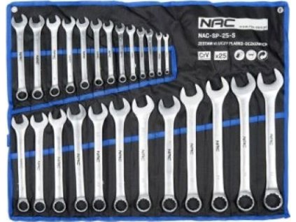 Sada klíčů NAC očkoploché 6-32 25dílů  [637925]