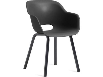 Zahradní křeslo Keter Noa cup grafitové, kovové nohy, 2 ks [612020]