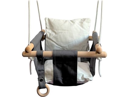 Houpačka 2Kids Toys Dětská textilní 100% bavlna, černobílá [6954860]