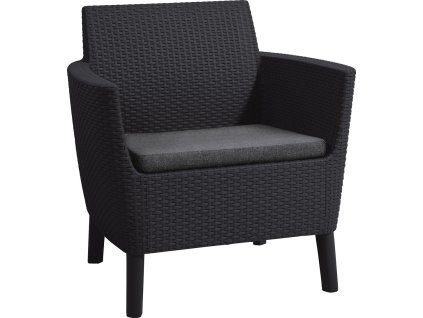 Zahradní nábytek Keter Salemo duo, set dvou křesel grafitový [612003]