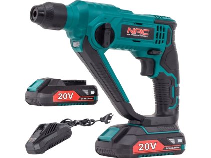 Vrtací kladivo NAC aku HE-SDS-LI-20V  2Ah [6372241]