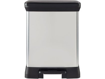 Odpadkový koš Curver Deco Bin Duo 10 + 18 l stříbrný [610971]