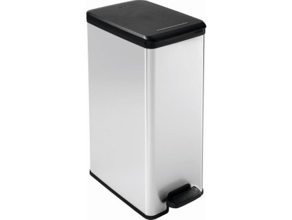 Odpadkový koš Curver Slim Bin 40 l stříbrný [610973]