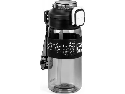 Láhev G21 na pití 600 ml 2v1, šedá [60022430]