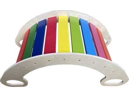 Houpačka 2Kids Toys Montessori duhová velká  [6954842]