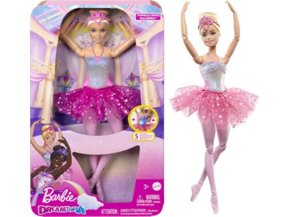 Panenka Mattel BRB svíticí baletka s růžovou sukní [6003257]
