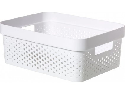 Box Curver Infinity Dots 11L bílý [610920]