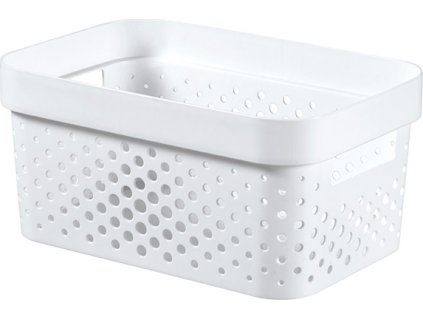 Box Curver Infinity Dots 4,5L bílý [610922]