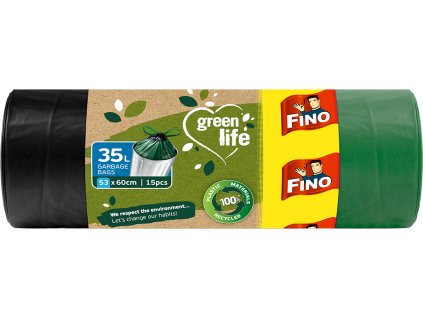 Pytel na odpad Bio zatahovací 35 l (15 ks) 53 x 60 cm, 25 mm [6410013]