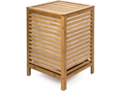 Koš na prádlo G21 80 l, bambusový [6355511]